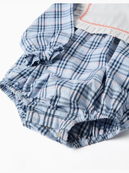 Mono de algodón con estampado a cuadros B&S - Kiabi