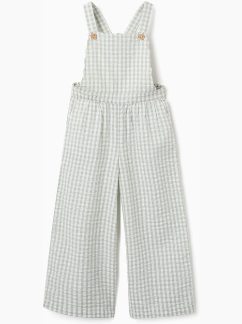 Mono de algodón con estampado Vichy B&S - Kiabi