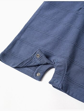 Mono de algodón con líneas en relieve B&S