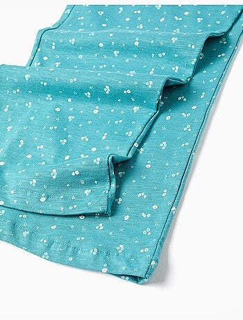 Mono de algodón con motivo floral