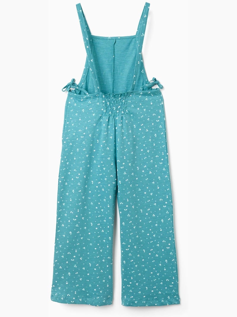 Mono de algodón con motivo floral Azul Azul - Kiabi