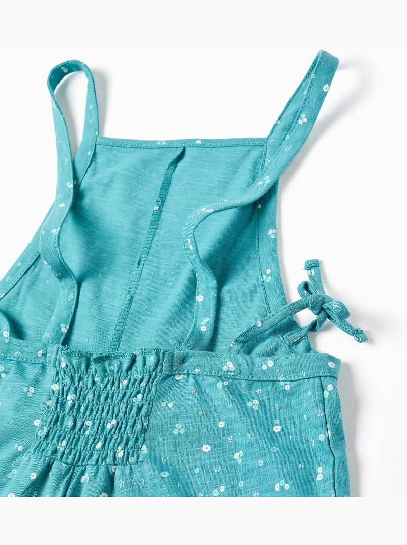 Mono de algodón con motivo floral Azul Azul - Kiabi