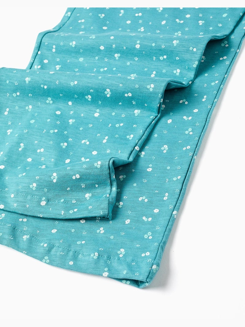 Mono de algodón con motivo floral Azul Azul - Kiabi