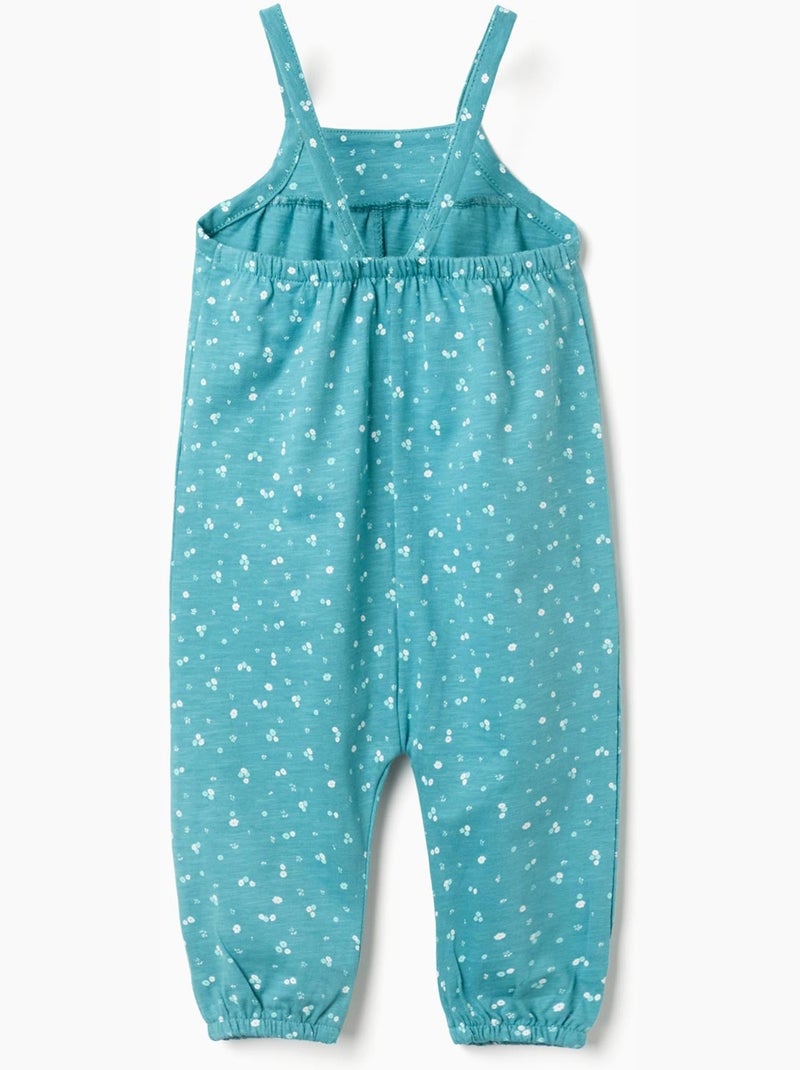 Mono de algodón con motivo floral Azul Azul - Kiabi