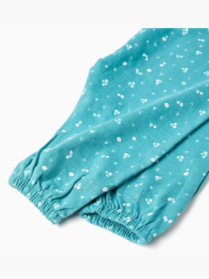 Mono de algodón con motivo floral Azul Azul - Kiabi