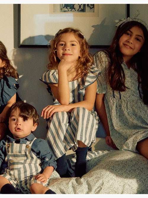 Mono de algodón y lino a rayas You&Me - Kiabi