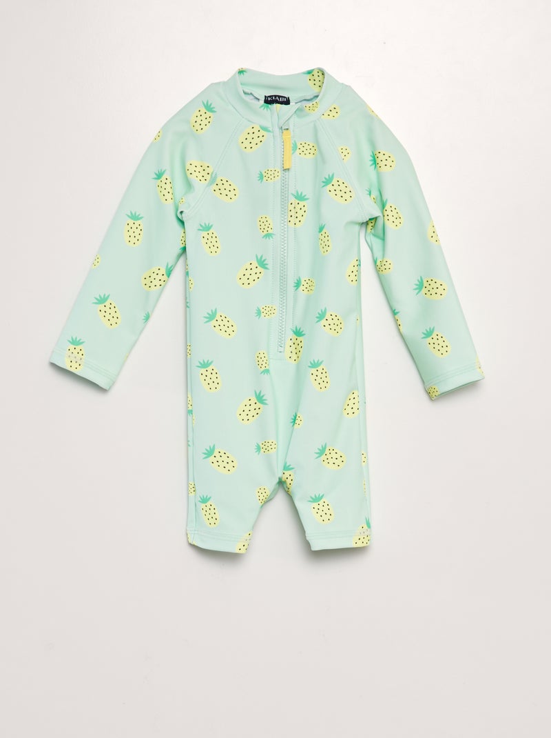 Mono de baño estampado de barco VERDE - Kiabi