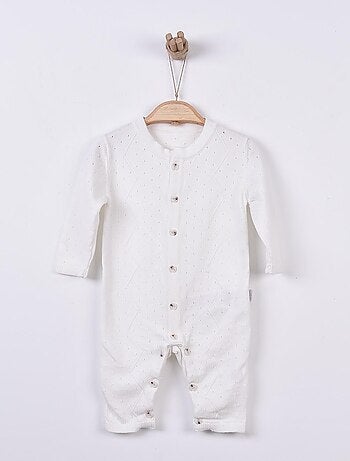 Mono de bebé en punto de algodón orgánico, confort y estilo - Kitikate