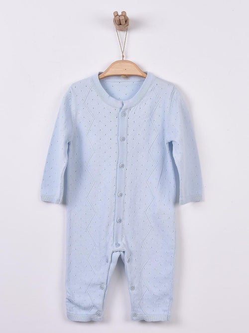 Mono de bebé en punto de algodón orgánico, confort y estilo | Kitikate - Kiabi