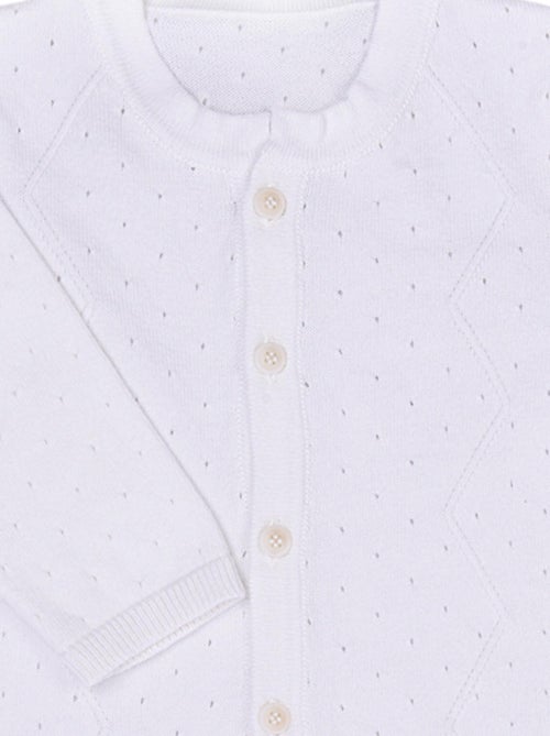 Mono de bebé en punto de algodón orgánico, confort y estilo | Kitikate - Kiabi