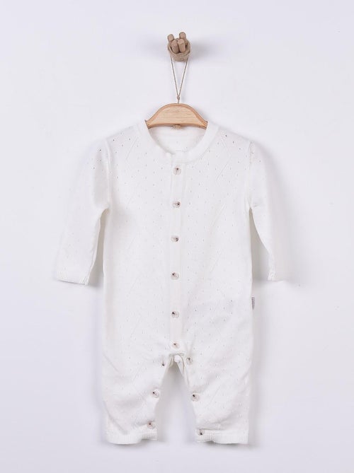 Mono de bebé en punto de algodón orgánico, confort y estilo | Kitikate - Kiabi