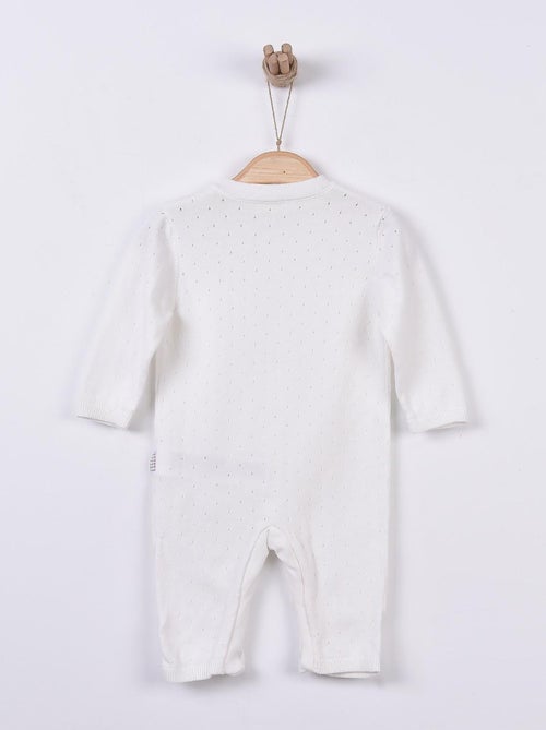 Mono de bebé en punto de algodón orgánico, confort y estilo | Kitikate - Kiabi