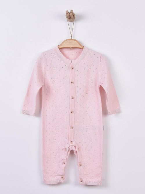 Mono de bebé en punto de algodón orgánico, confort y estilo | Kitikate - Kiabi