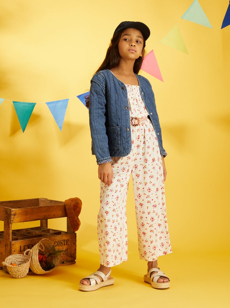 Mono de 'flores' BLANCO - Kiabi