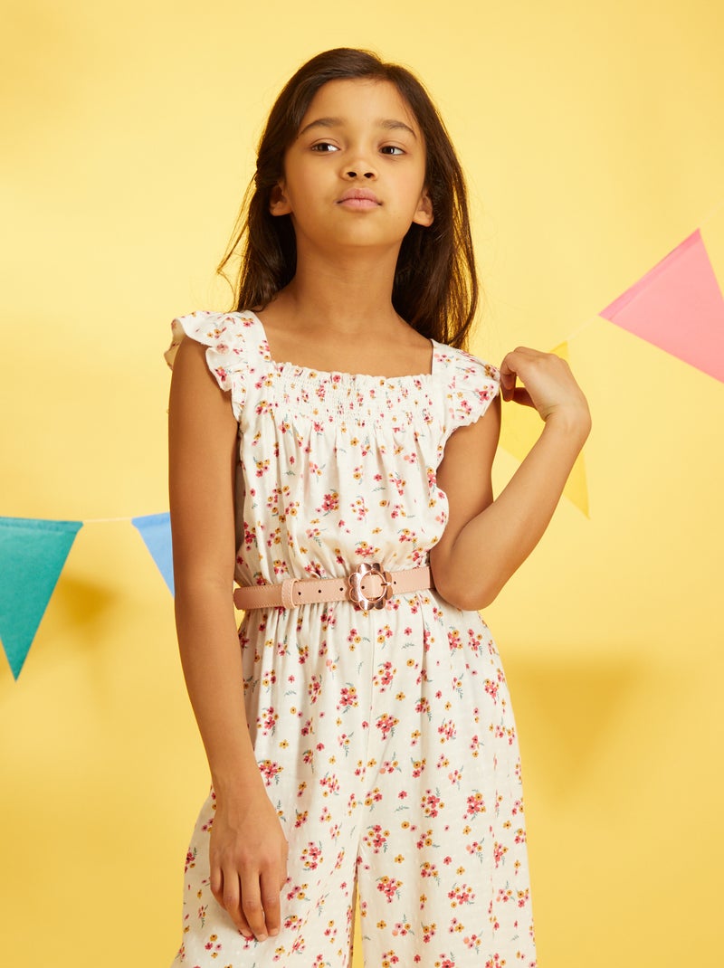 Mono de 'flores' BLANCO - Kiabi