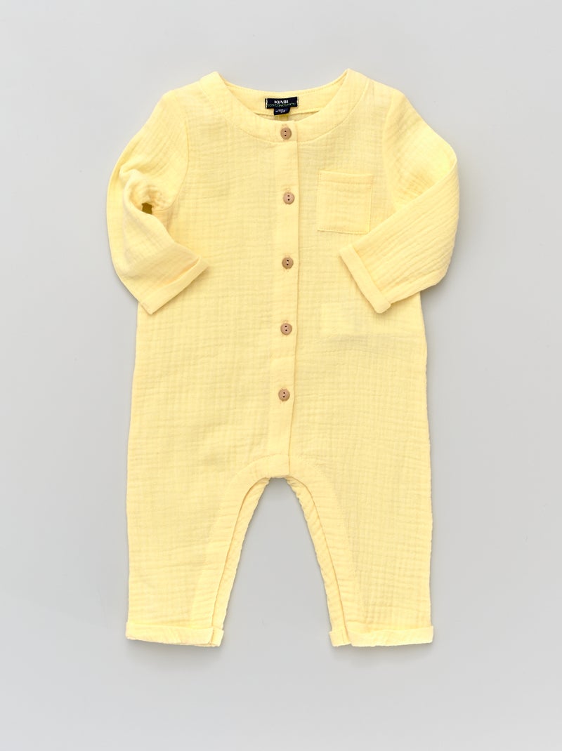 Mono de gasa de algodón AMARILLO - Kiabi