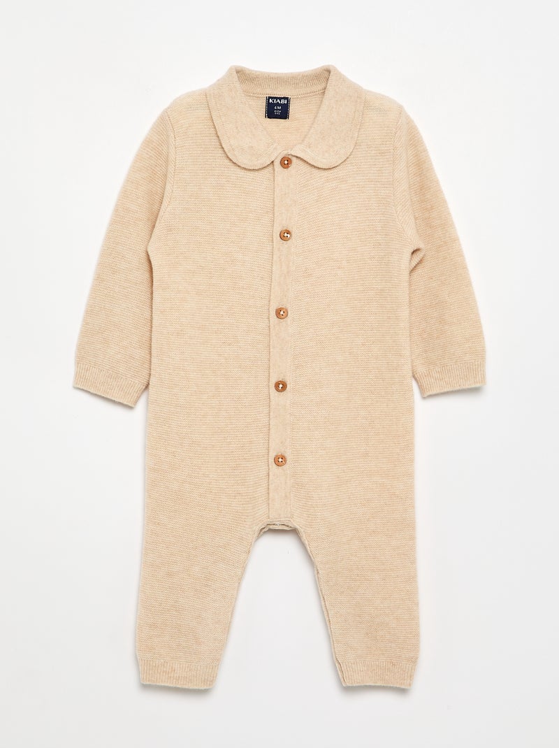 Mono de lana y cachemira - Premium Beige - Kiabi
