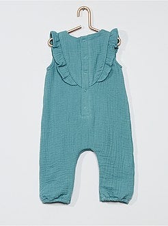 Mono de manga corta con volantes - Kiabi