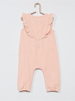 Mono de manga corta con volantes - Kiabi