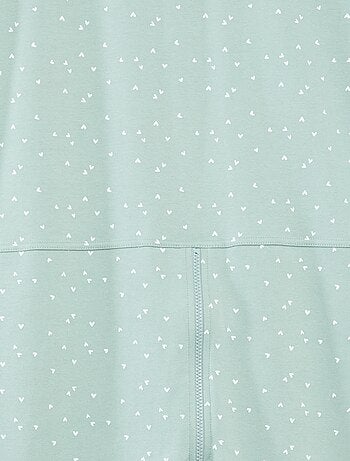 Mono de noche con abertura de cremallera - colección fácil de poner