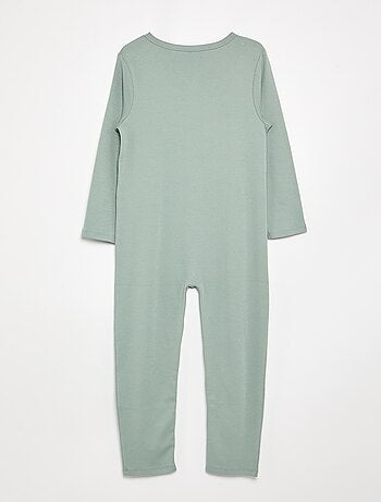 Pijama mono con abertura de botones a presión - colección fácil de poner