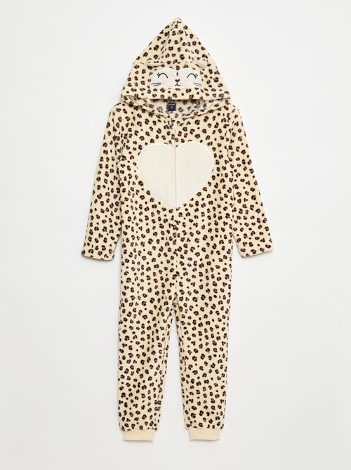 Mono de noche con capucha animada - Kiabi