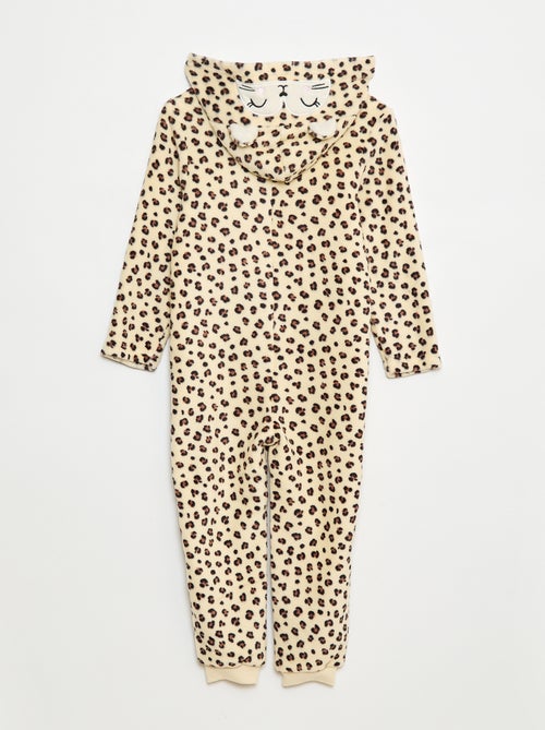 Mono de noche con capucha animada - Kiabi