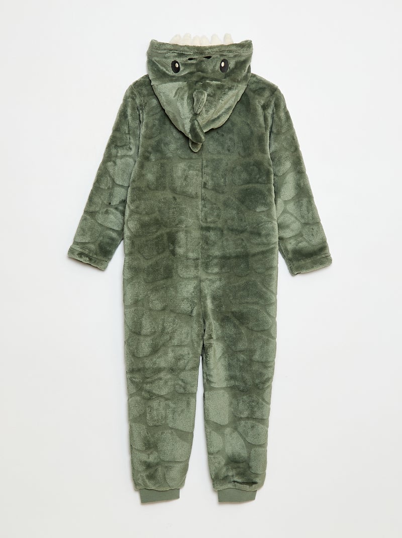 Mono de noche con capucha animada Kaki - Kiabi