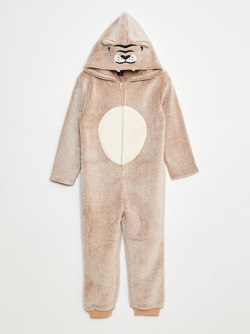 Mono de noche con capucha animada Marron - Kiabi