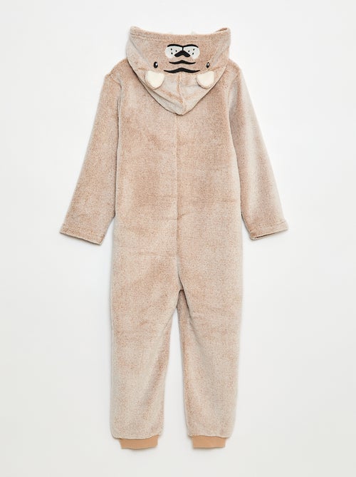 Mono de noche con capucha animada - Kiabi