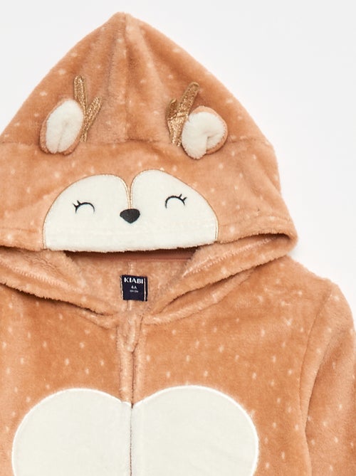 Mono de noche con capucha animada - Kiabi