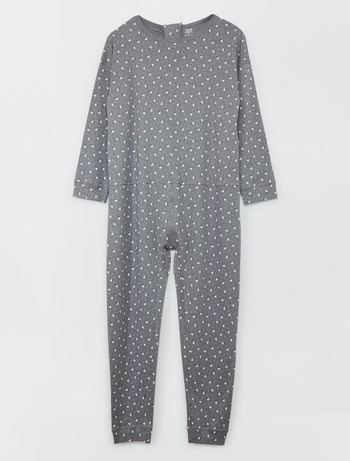 Mono de pijama con cierre de cremallera - Fácil de poner - Kiabi
