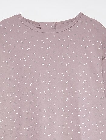 Mono de pijama con cierre de cremallera - Fácil de Poner