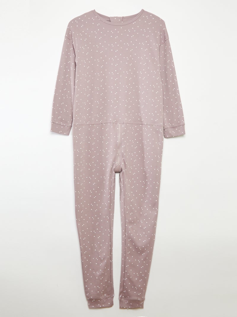 Mono de pijama con cierre de cremallera - So Easy ROSA - Kiabi