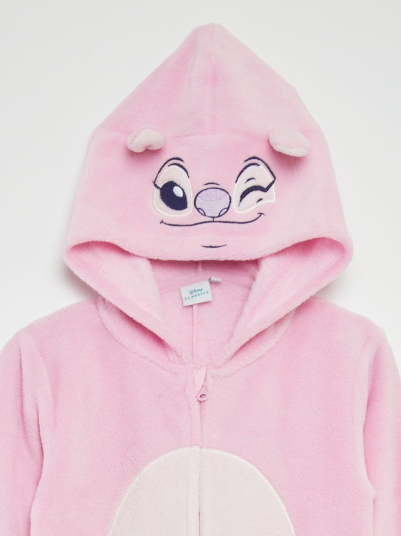 Mono de pijama de tejido polar 'Stitch' ROSA - Kiabi