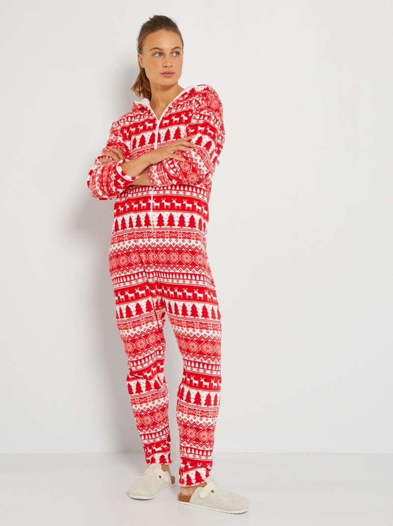 Mono de pijama 'Navidad' ROJO - Kiabi