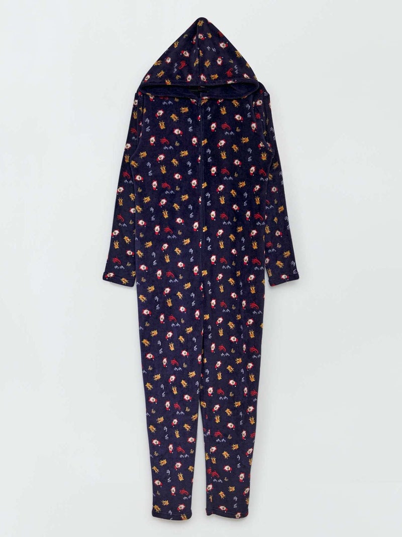 Mono de pijama 'Papá Noel' AZUL - Kiabi