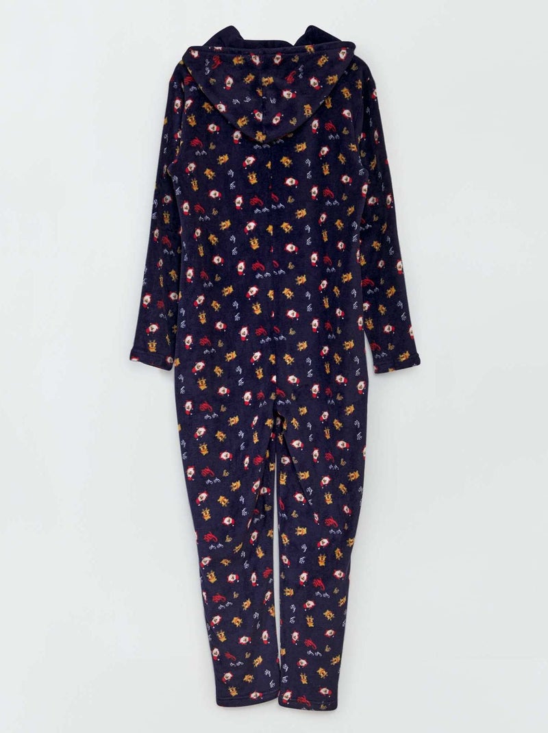Mono de pijama 'Papá Noel' AZUL - Kiabi