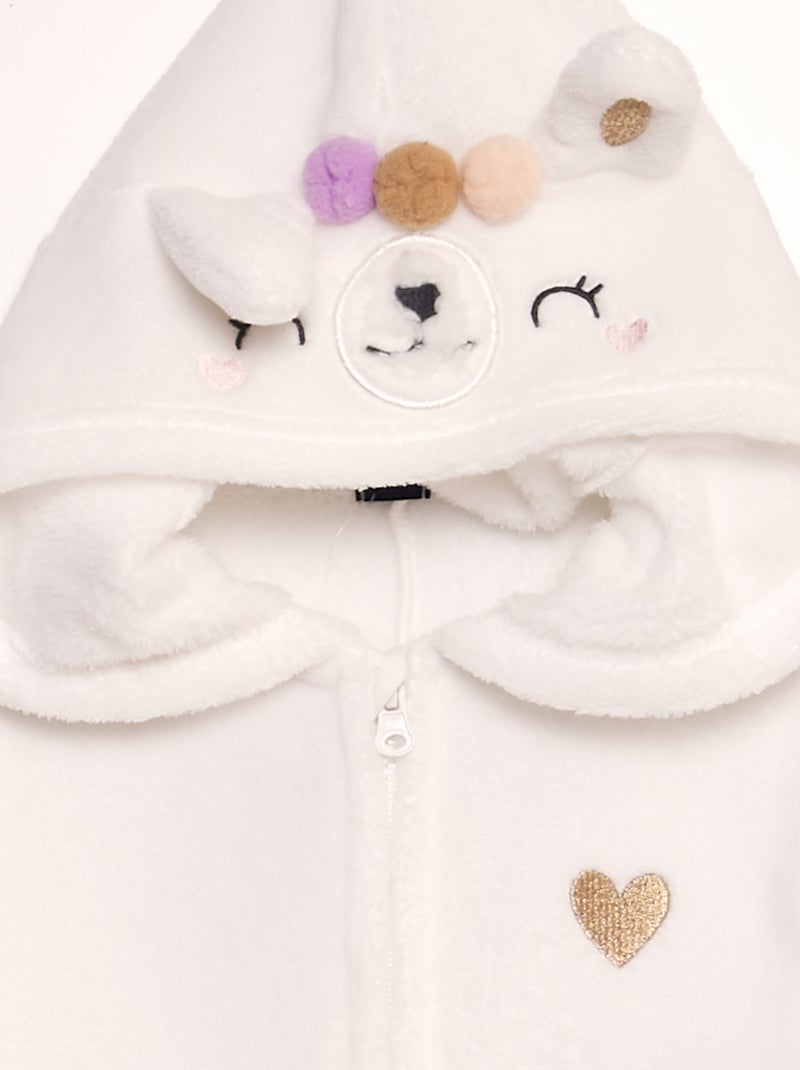 Mono de pijama polar BEIGE - Kiabi