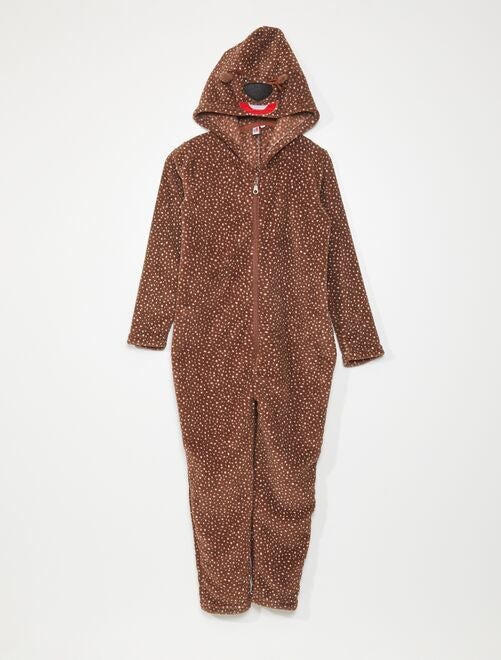 Mono de pijama polar 'ciervo' - Kiabi