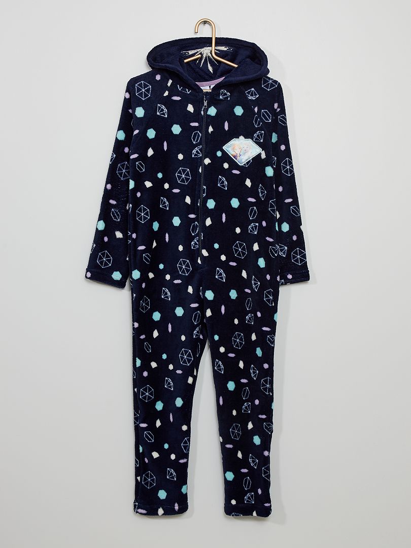Mono de pijama polar 'Frozen' azul marino - Kiabi