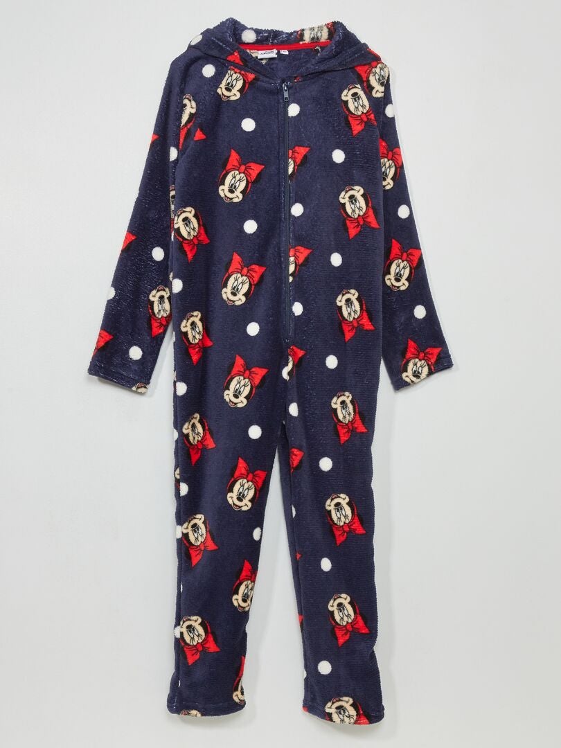 Mono de pijama polar 'Minnie' azul - Kiabi