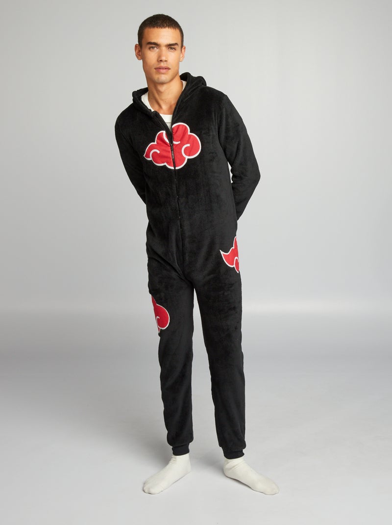 Mono de pijama polar 'Naruto' negro/rojo - Kiabi