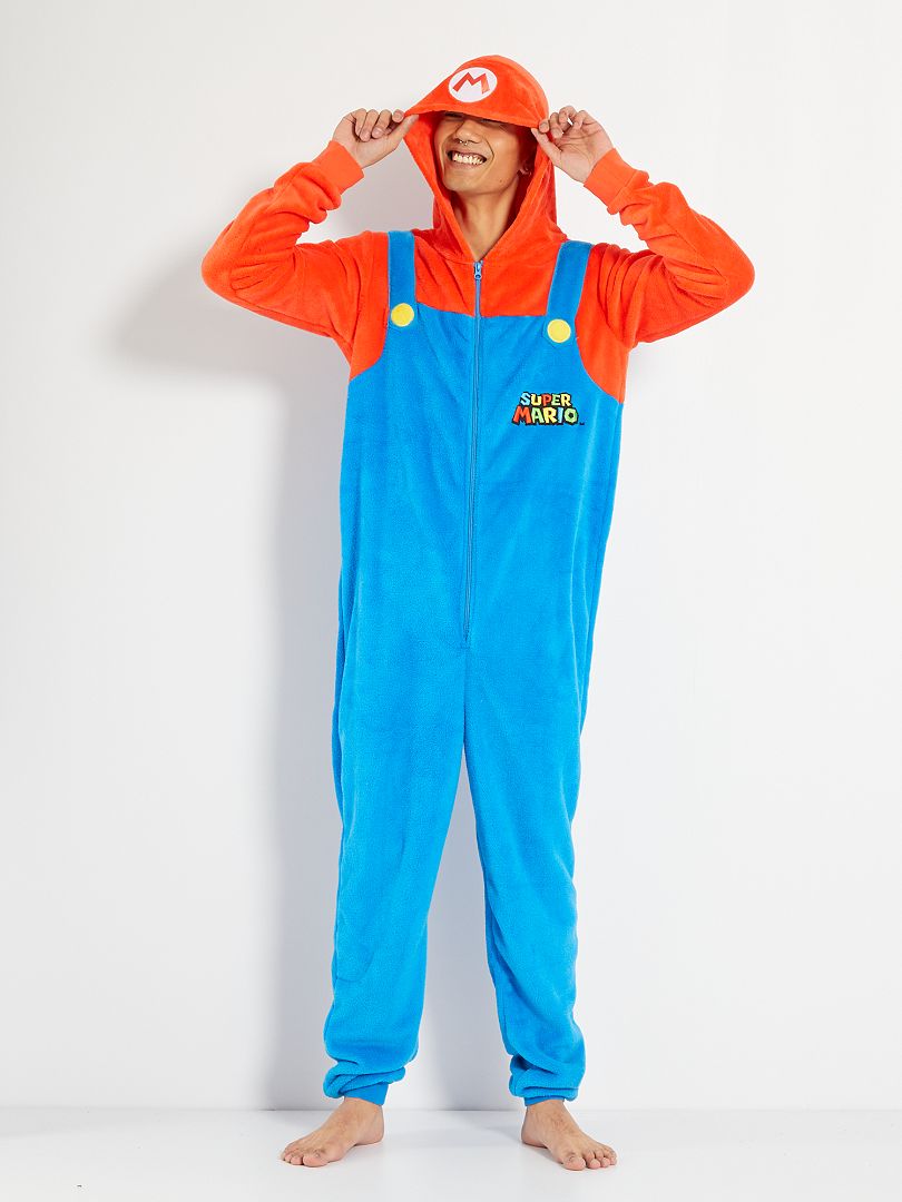 aluminio Profesor ocupado Mono de pijama 'Super Mario' - rojo/azul - Kiabi - 23.20€