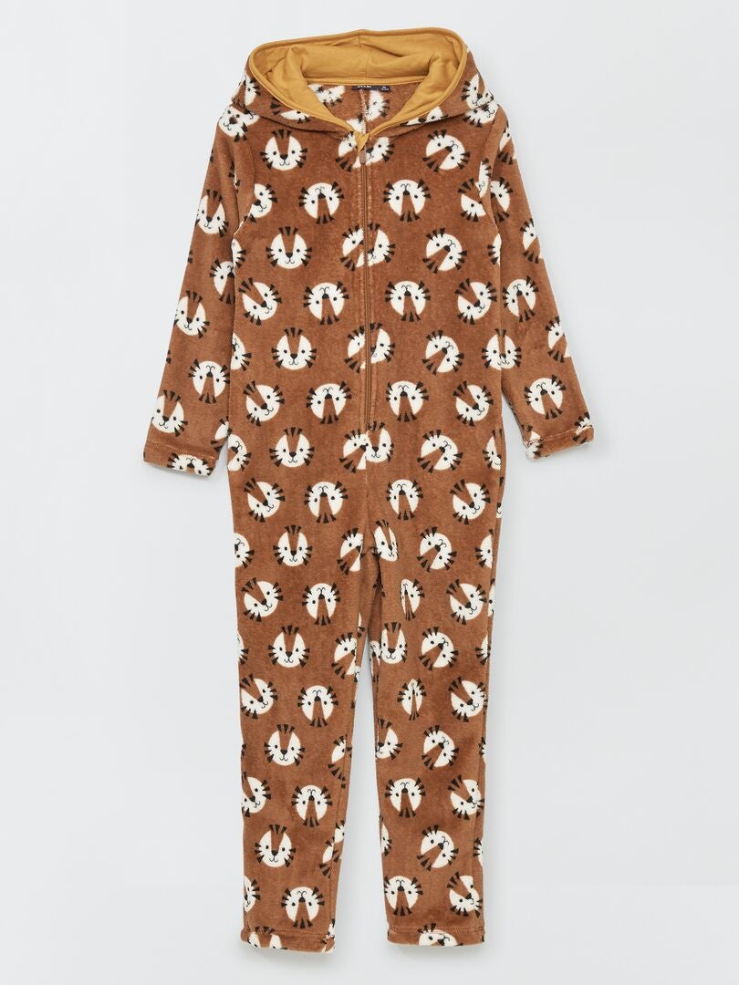 Mono de pijama 'tigre' BEIGE - Kiabi