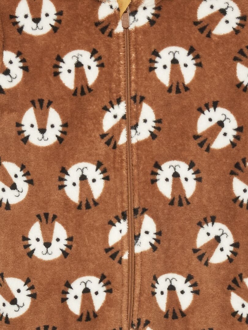 Mono de pijama 'tigre' BEIGE - Kiabi