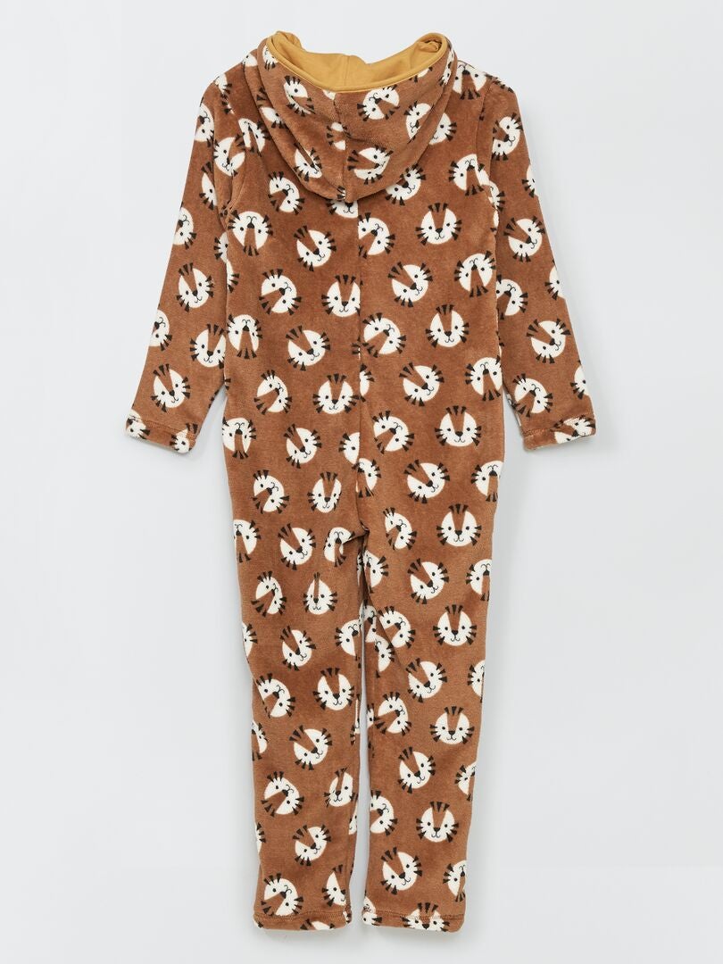 Mono de pijama 'tigre' BEIGE - Kiabi