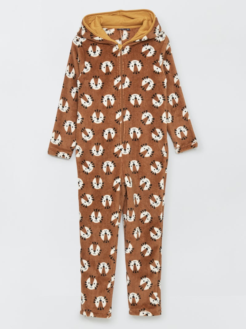 Mono de pijama 'tigre' BEIGE - Kiabi