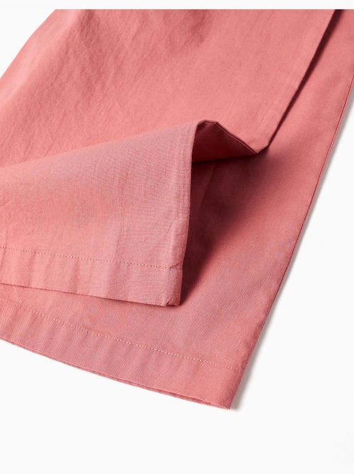 Mono de popelina con volantes y bordado inglés - Kiabi