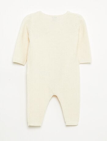 Mono de punto con abertura cruzada